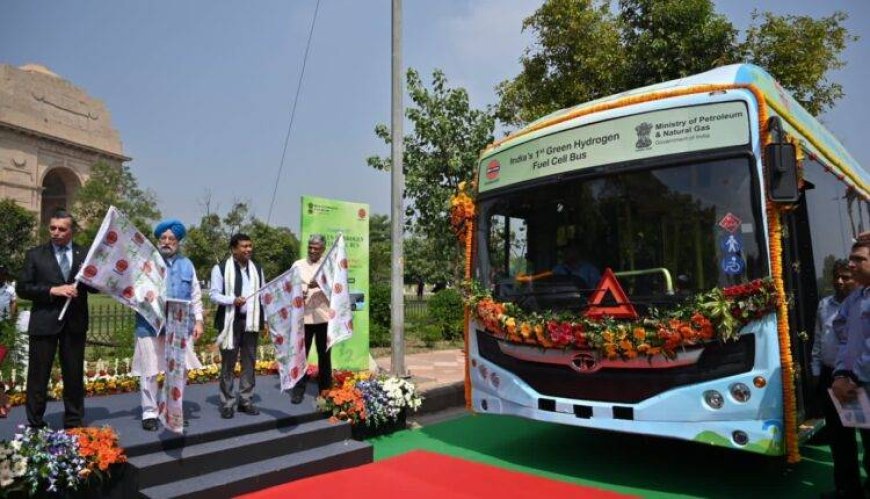 ଦିଲ୍ଲୀରେ ଚାଲିବ ଦେଶର ପ୍ରଥମ ସବୁଜ ହାଇଡ୍ରୋଜେନ୍‌ ବସ୍‌