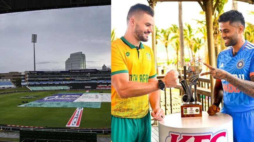 ଭାରତ-ଦକ୍ଷିଣ ଆଫ୍ରିକା ପ୍ରଥମ ଟି-୨୦ ବର୍ଷା ପାଇଁ ବାତିଲ ହେଲା