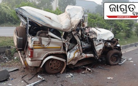 ବୋଲେରୋ ସହ ଟ୍ୟାଙ୍କରର ମୁହାଁମୁହିଁ ଧକ୍କା : ୩ ମୃତ